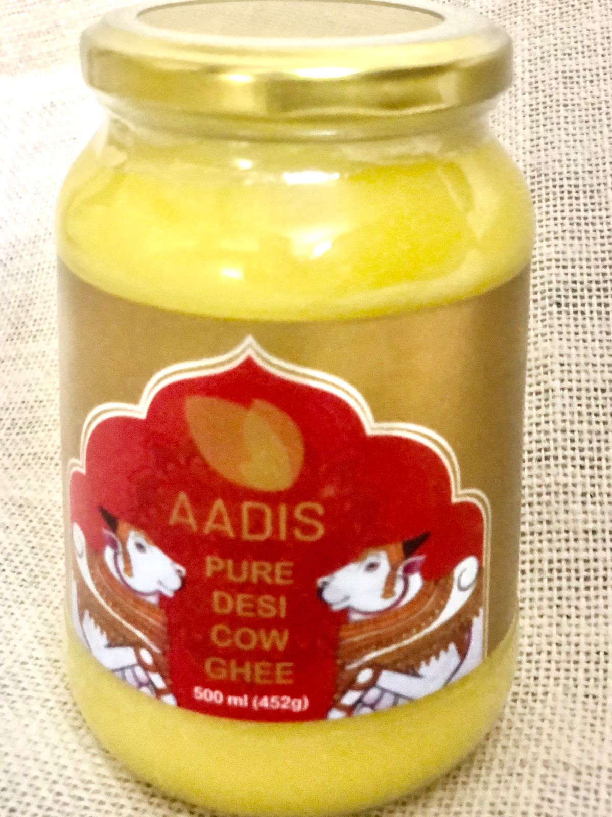 Aadis Pure Desi Cow Ghee 500ml